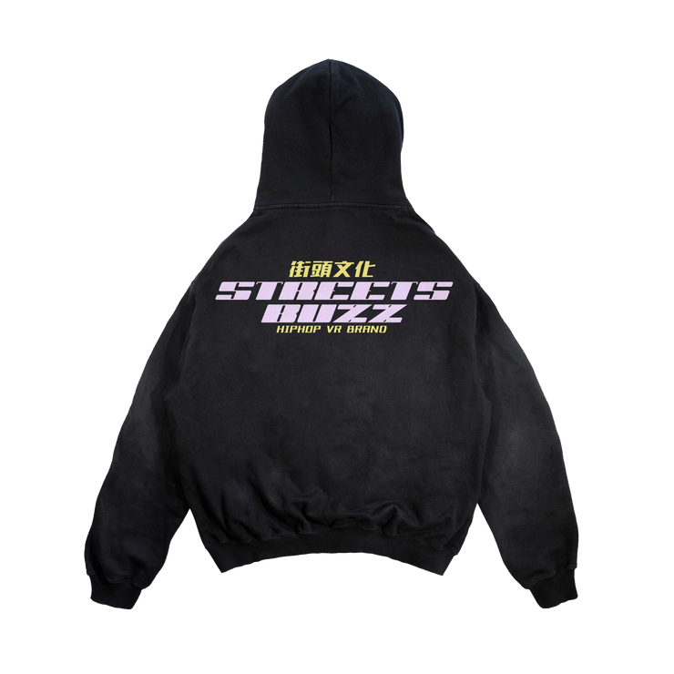 Groove Pulse Neon Rhythm Hoodie