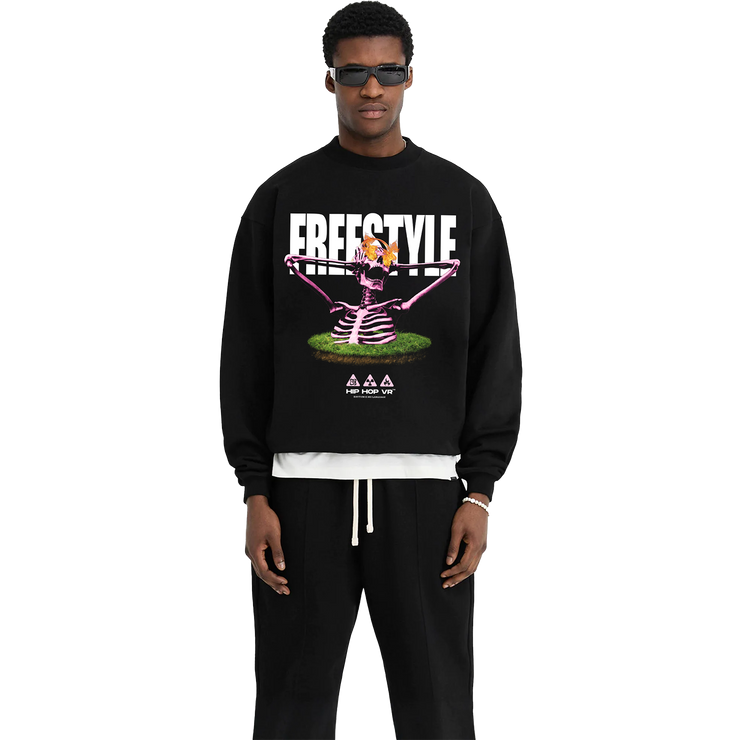 Freestyle Undead Cypher Hoodie Black Sweatshirt