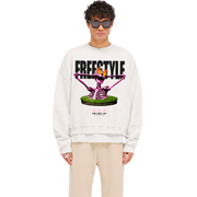 Freestyle Undead Cypher Hoodie White Sweatshirt
