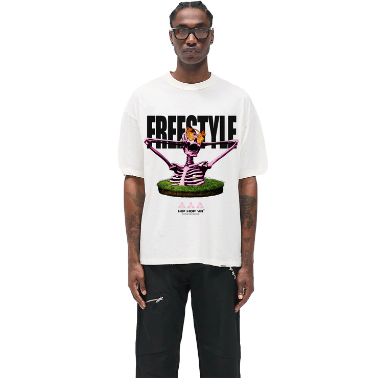 Freestyle Undead Cypher White Tee