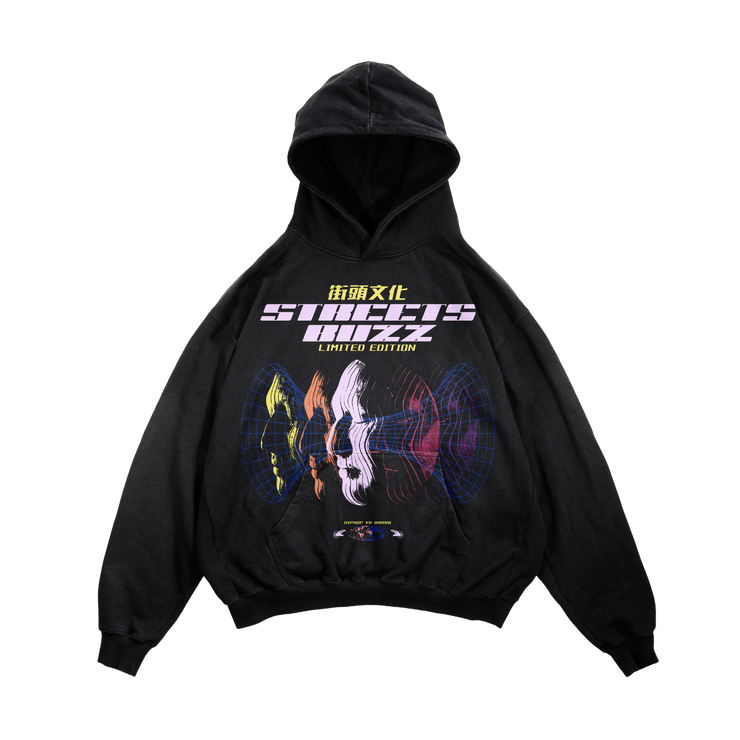 Groove Pulse Neon Rhythm Hoodie